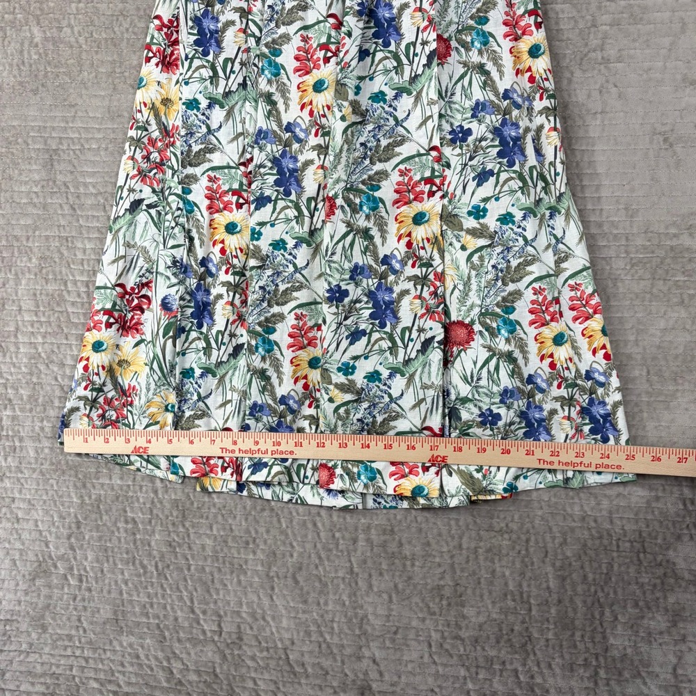 Geiger Collections Floral Midi Skirt Made in Austria Wildflower Botanical Sz 36 - Picture 7 of 11